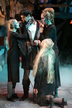 Three witches and Banquo