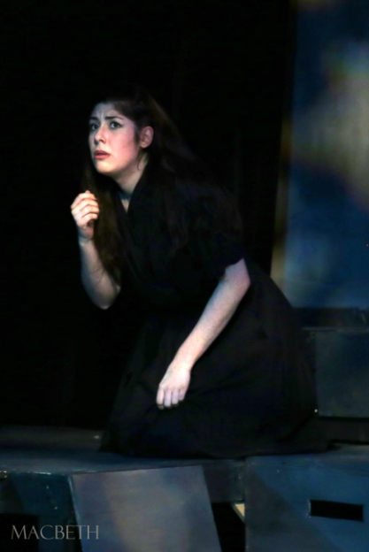 Lady Macbeth facing her guilt and fears